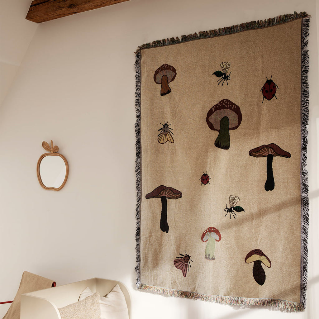 Ferm Living Forest Tapestry Blanket.