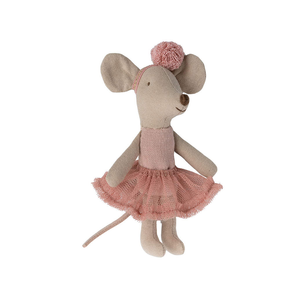 Maileg Ballerina Mouse, Little Sister - Rose.