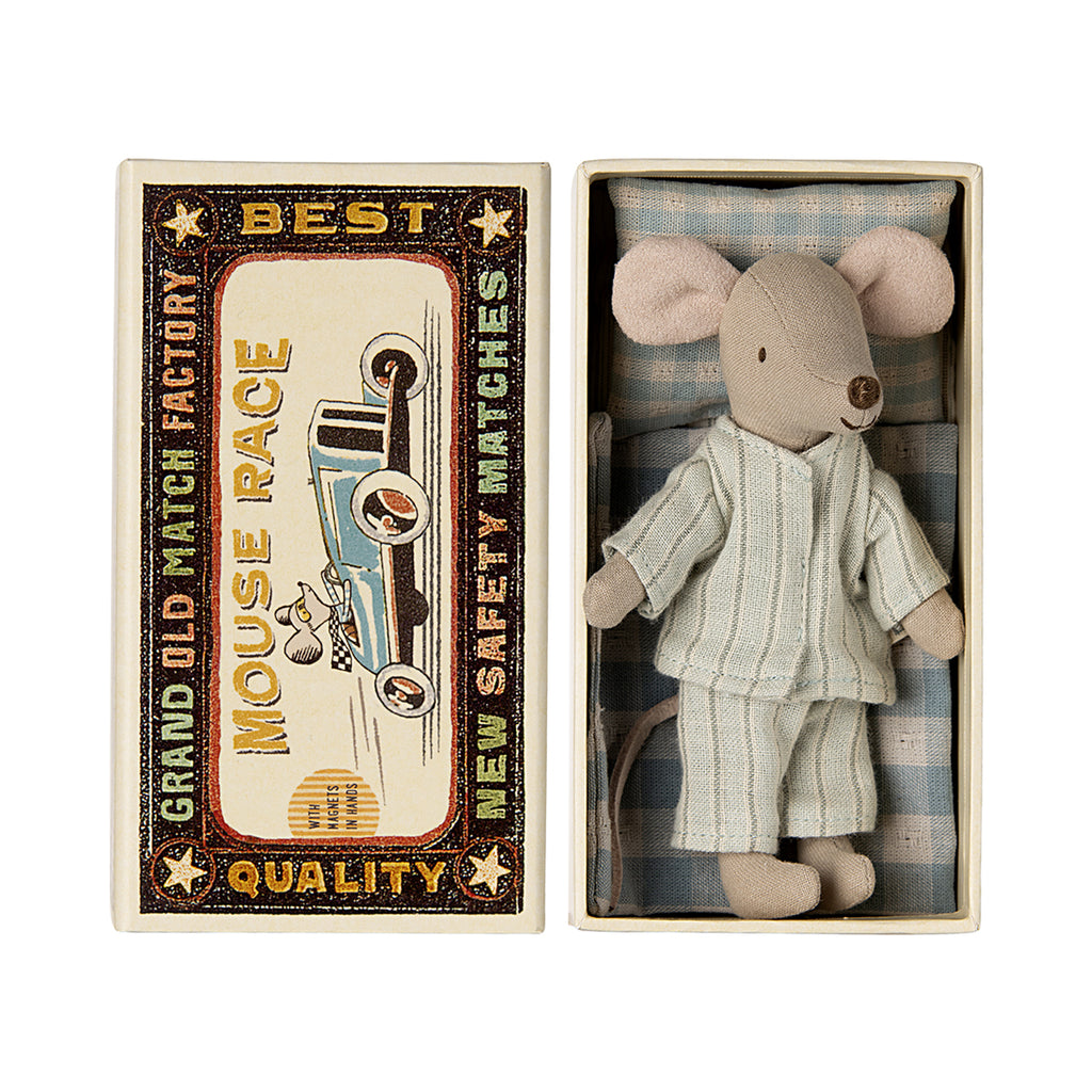 Maileg Big Brother Mouse in Matchbox.