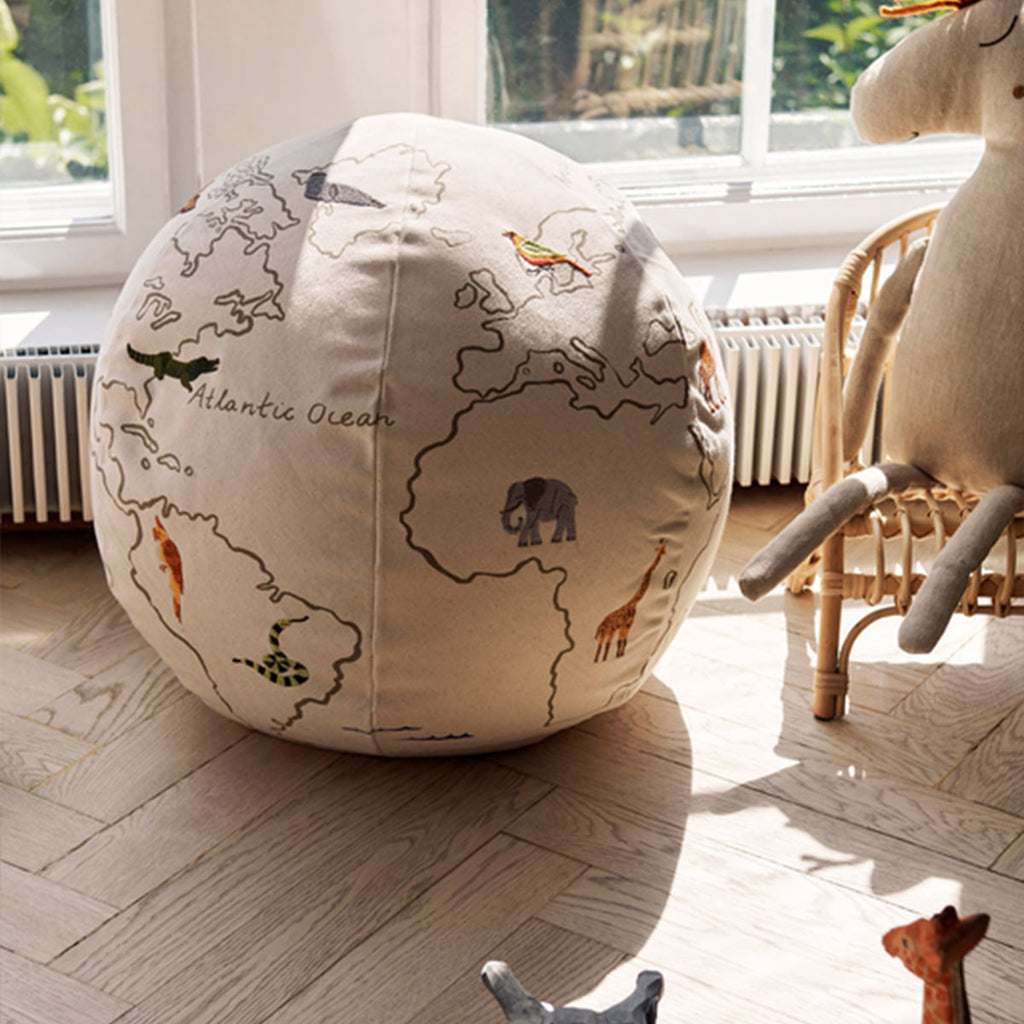 Ferm Living The World Pouf - Off White.