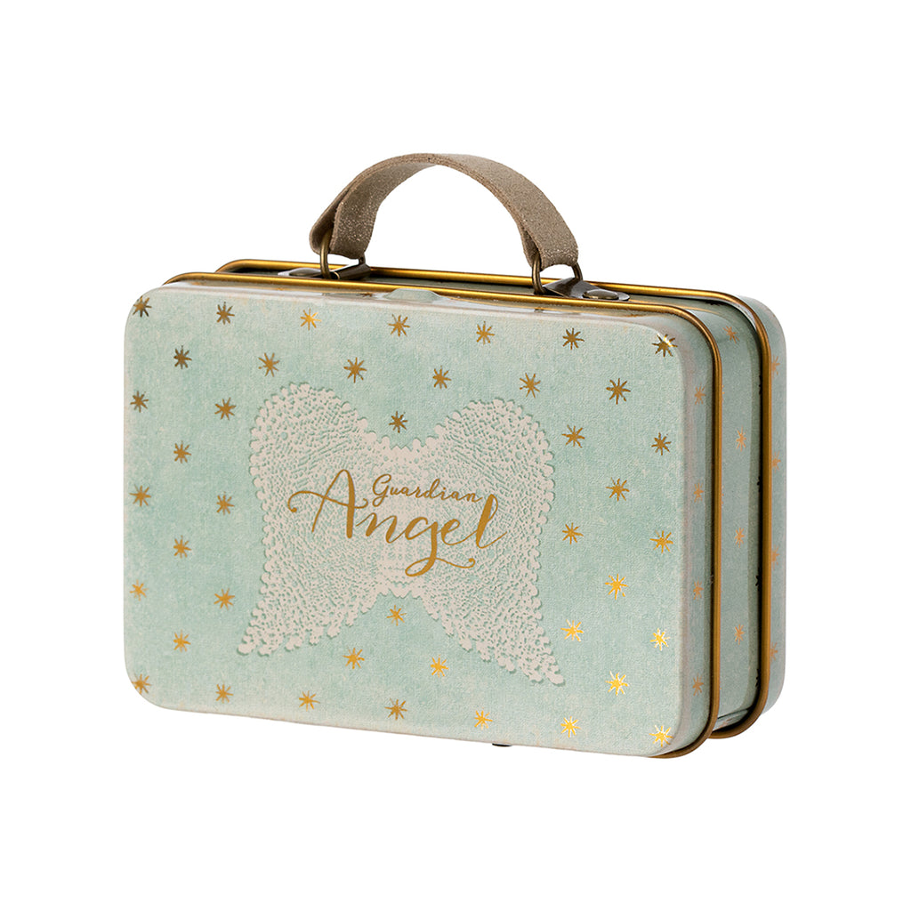 Maileg Angel Mouse in Suitcase.
