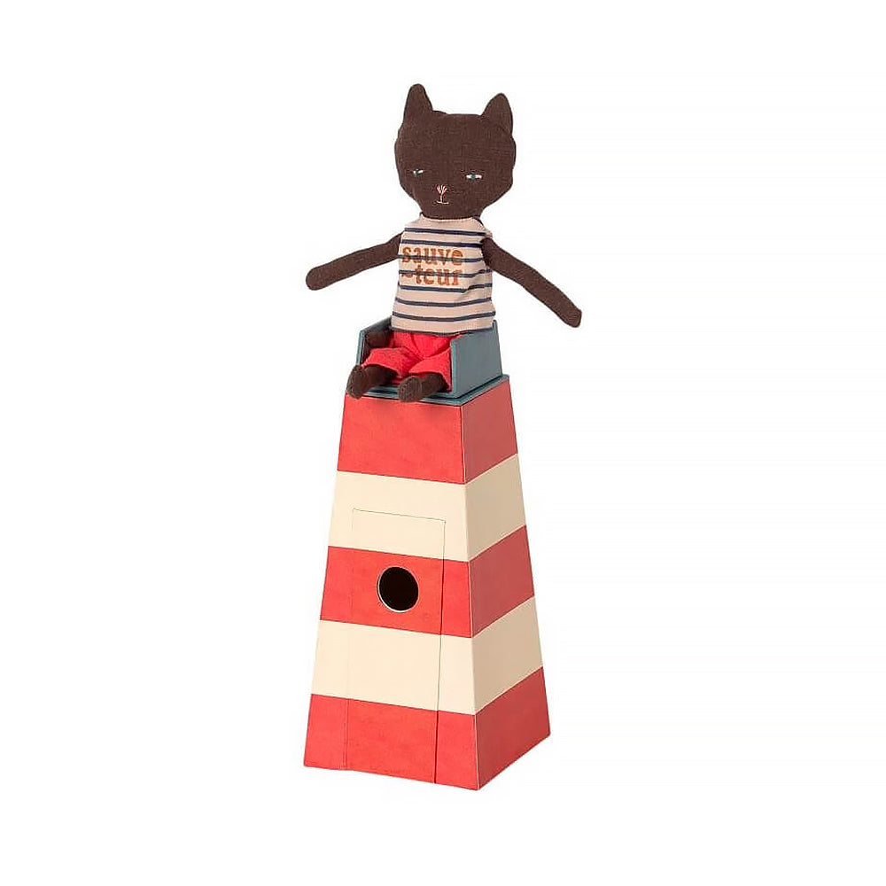 Maileg Sauveteur, Tower with Cat.
