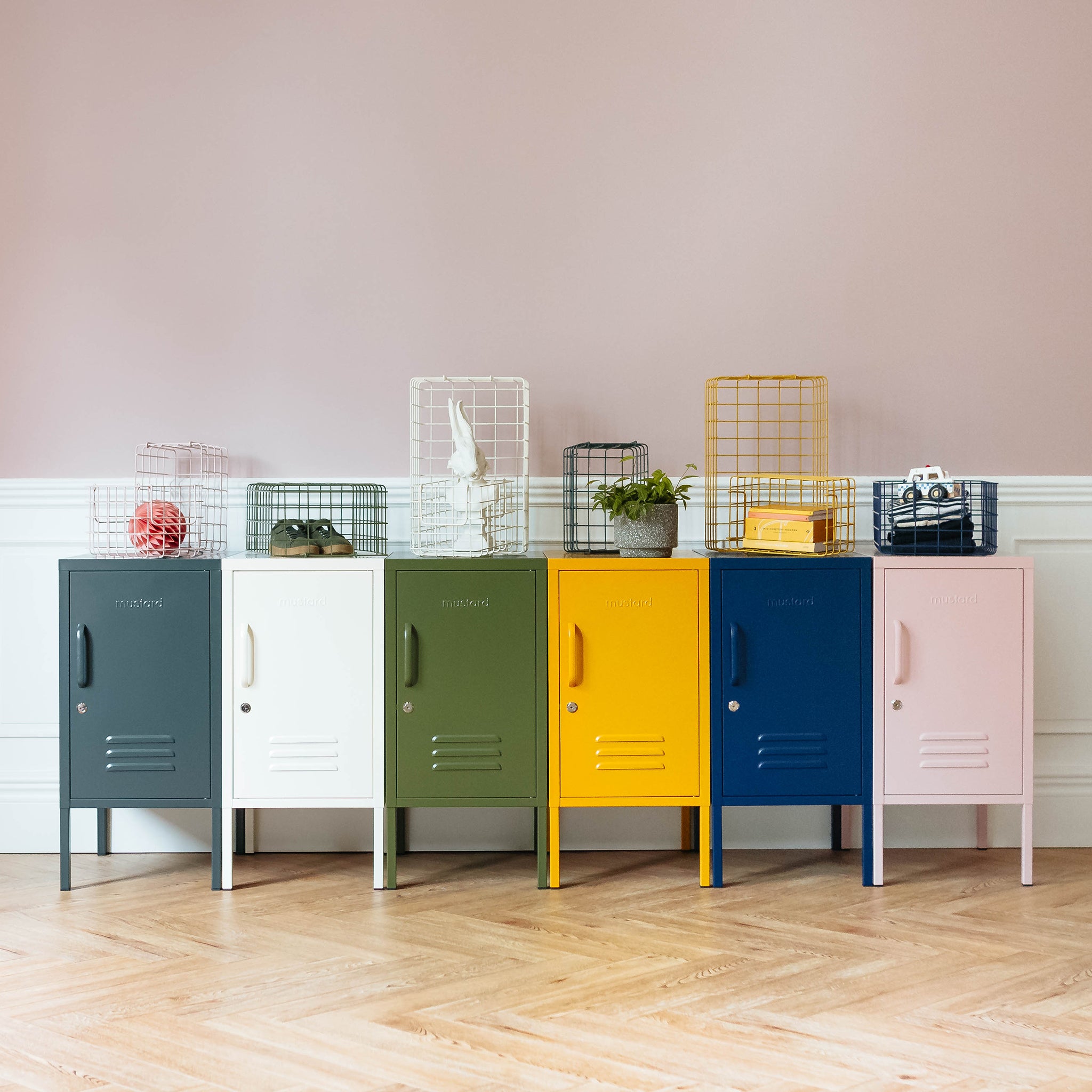 Mustard Lockers - Retro Storage Solutions