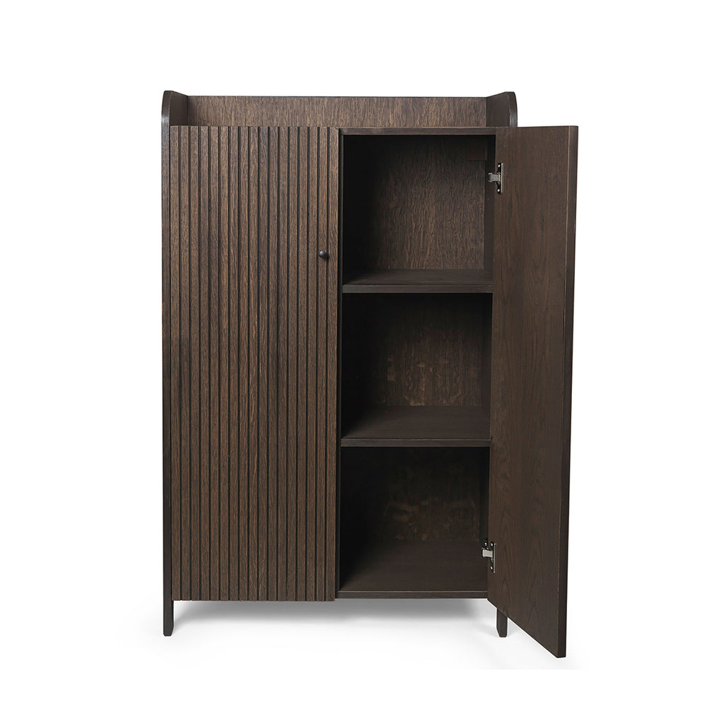 Ferm Living Sill Cupboard Low - Dark Stained Ash.