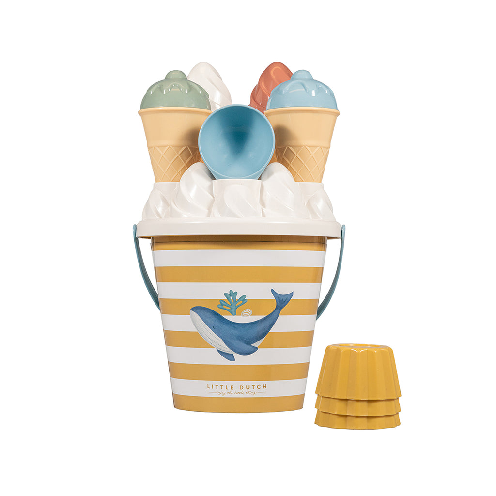 Little Dutch Ice Cream Beach Set - Ocean Dream Blue.