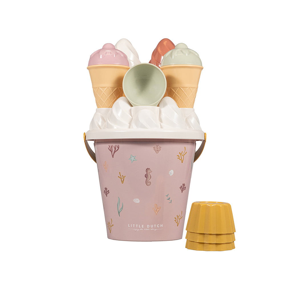 Little Dutch Ice Cream Beach Set - Ocean Dream Pink.