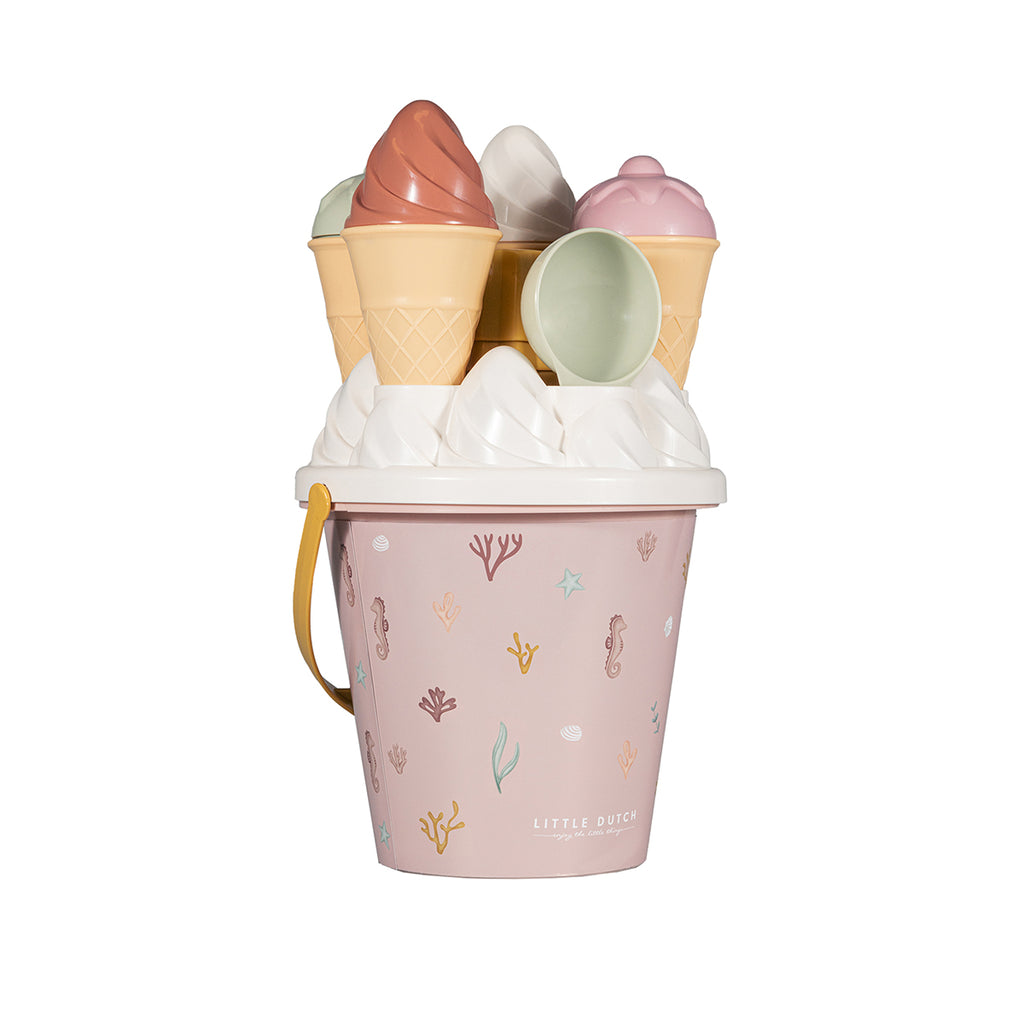 Little Dutch Ice Cream Beach Set - Ocean Dream Pink.