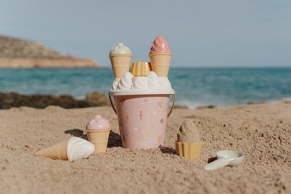 Little Dutch Ice Cream Beach Set - Ocean Dream Pink.