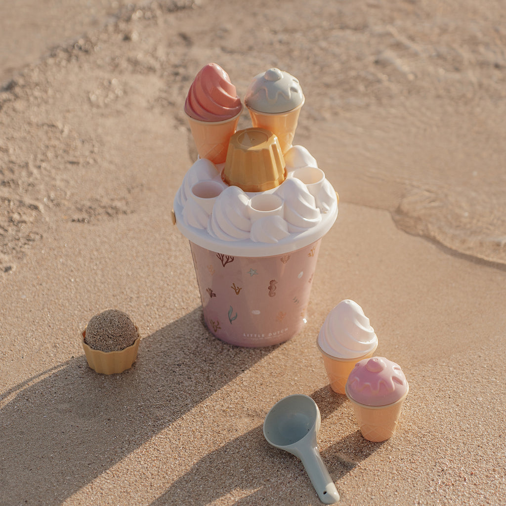 Little Dutch Ice Cream Beach Set - Ocean Dream Pink.