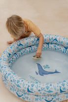 Little Dutch Inflatable Pool 80cm - Ocean Dreams Blue.