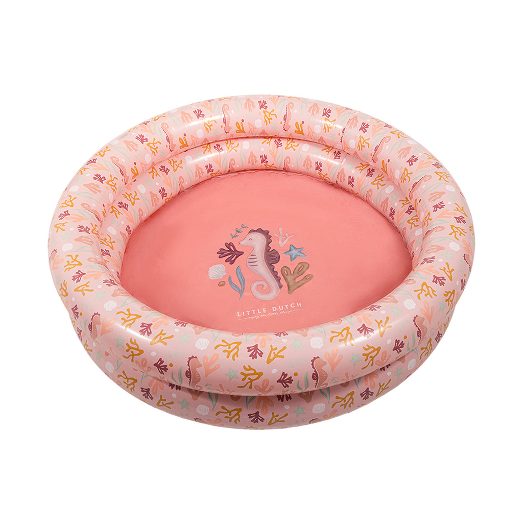 Little Dutch Inflatable Pool 80cm - Ocean Dreams Pink.