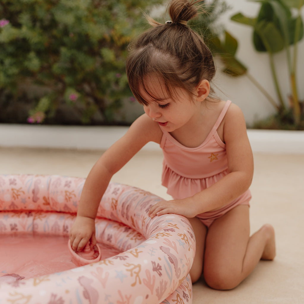 Little Dutch Inflatable Pool 80cm - Ocean Dreams Pink.