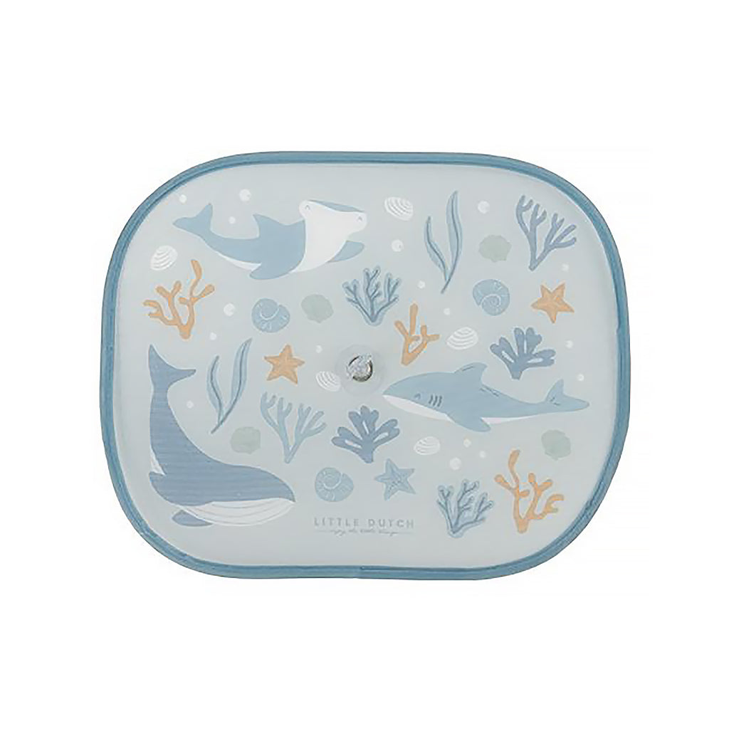 Little Dutch Car Sunshades - Ocean Blue