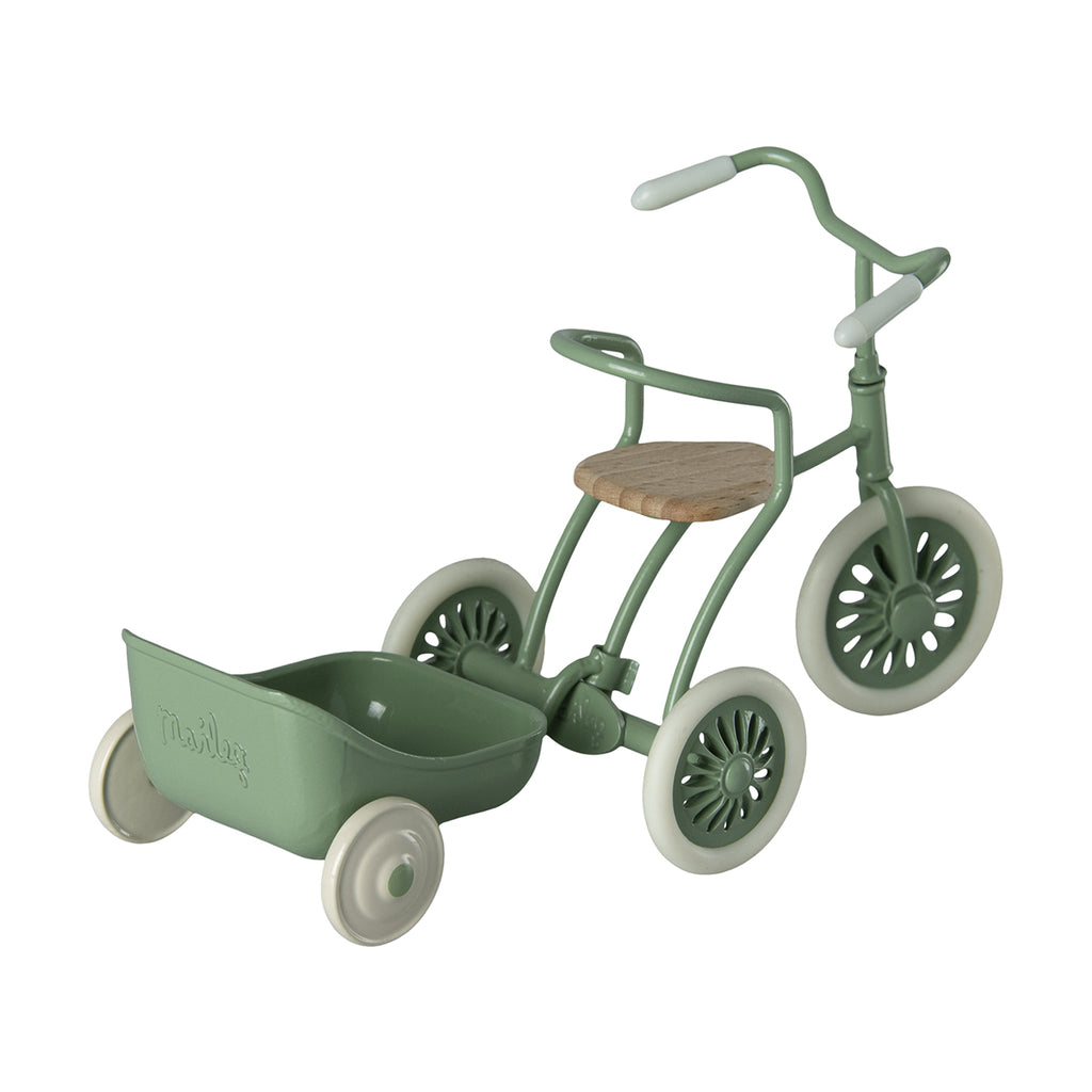 Maileg Abri A Tricycle - Green.
