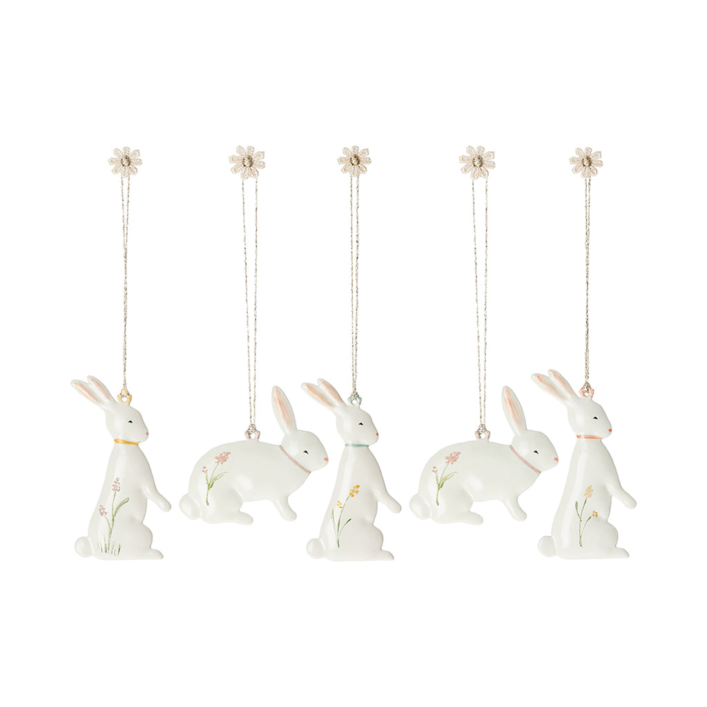 Maileg Easter Bunny Ornament (Set of 5).