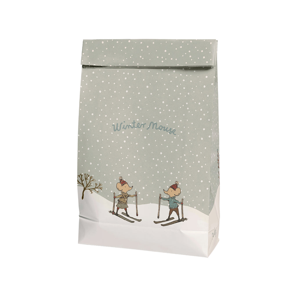 Maileg Gift Bag - Winter Mouse (Set of 5).