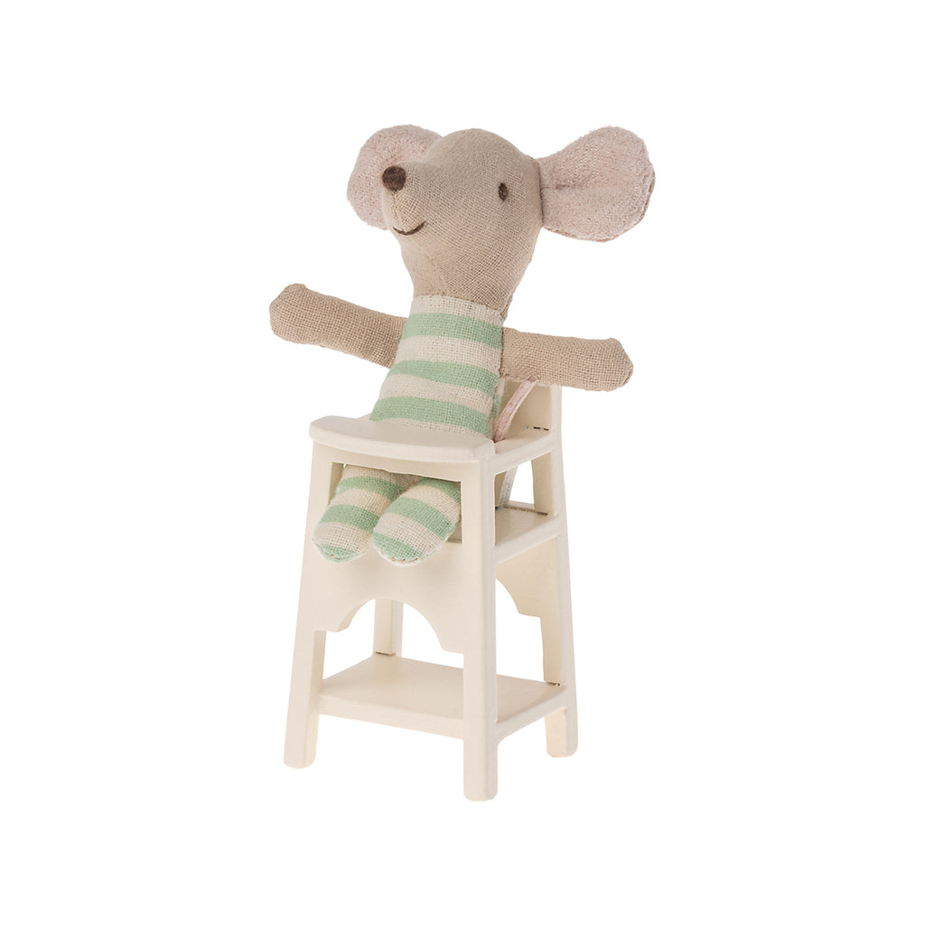 Maileg High Chair, Mouse - Off White.