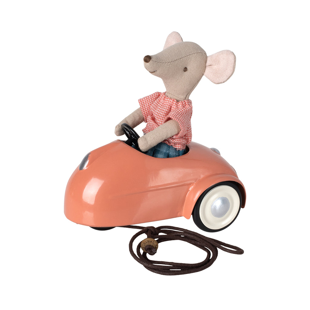 Maileg Mouse Car - coral.