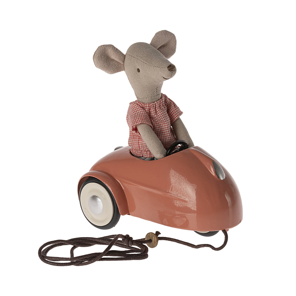 Maileg Mouse Car - Coral.