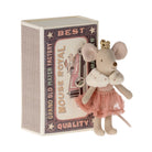 Maileg Princess Mouse, Little Sister in Matchbox.