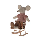 Maileg Rocking Chair, Mouse - Dark Powder.