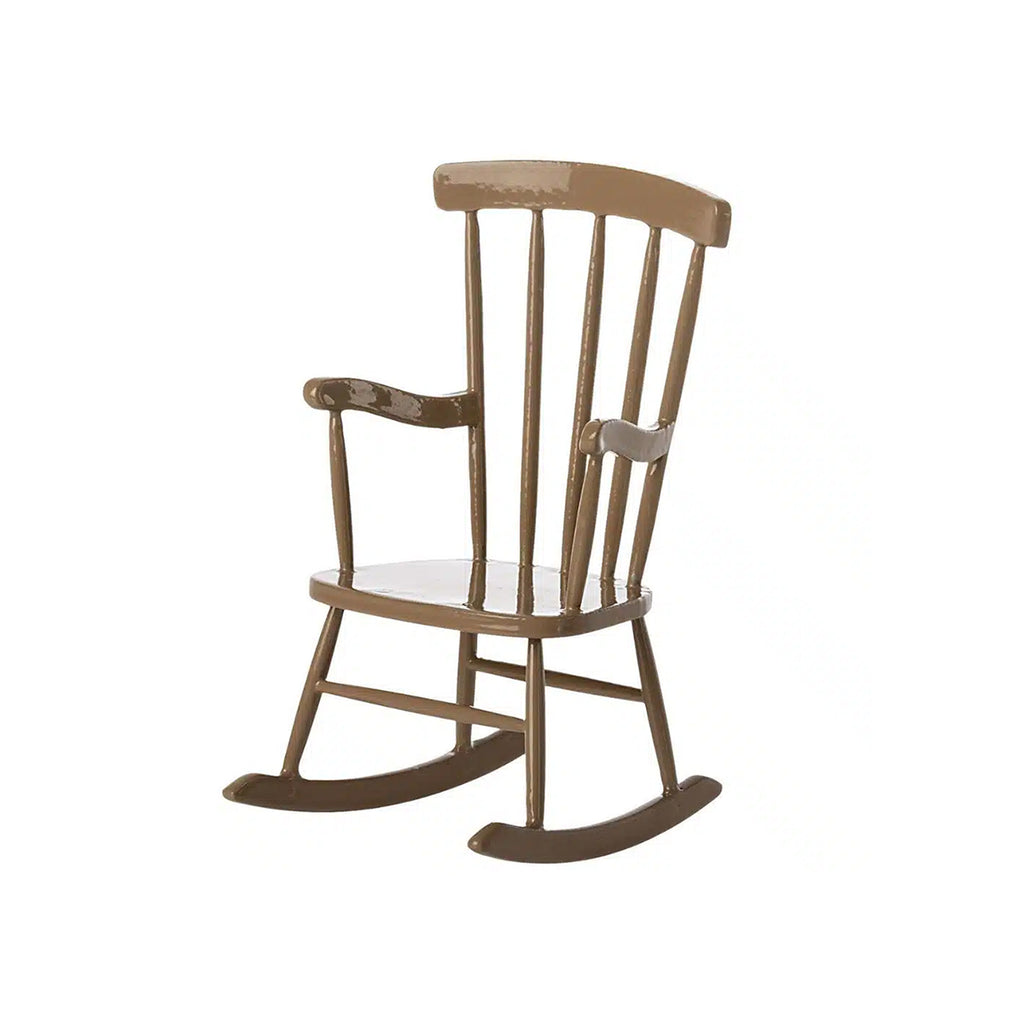 Maileg Rocking Chair, Mouse - Light Brown.
