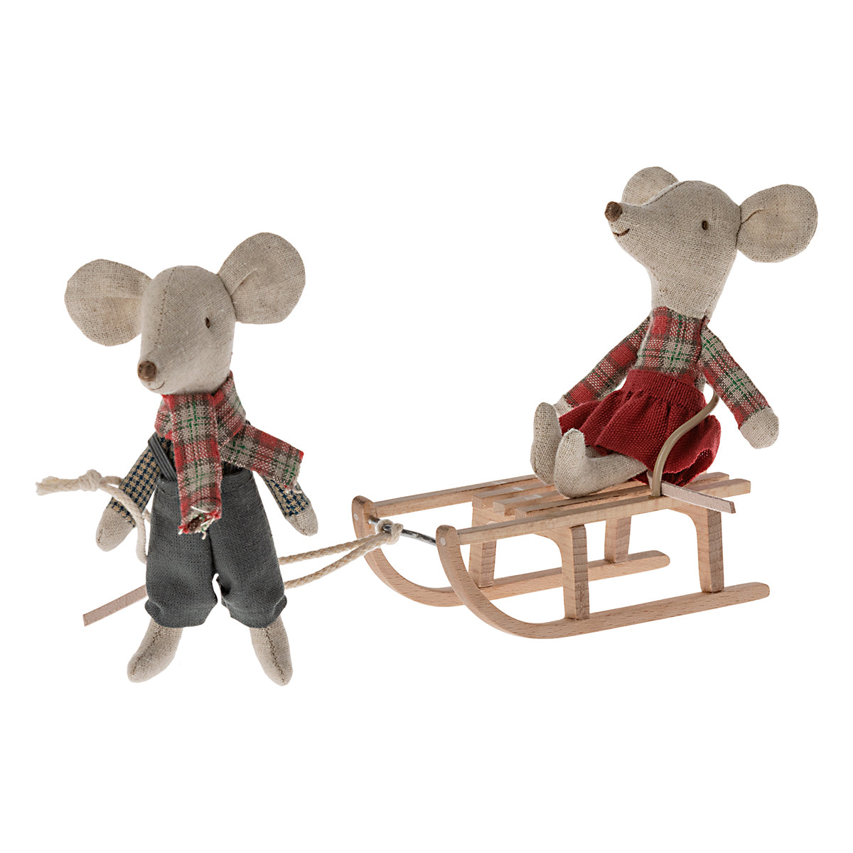 Maileg Sled, Mouse.