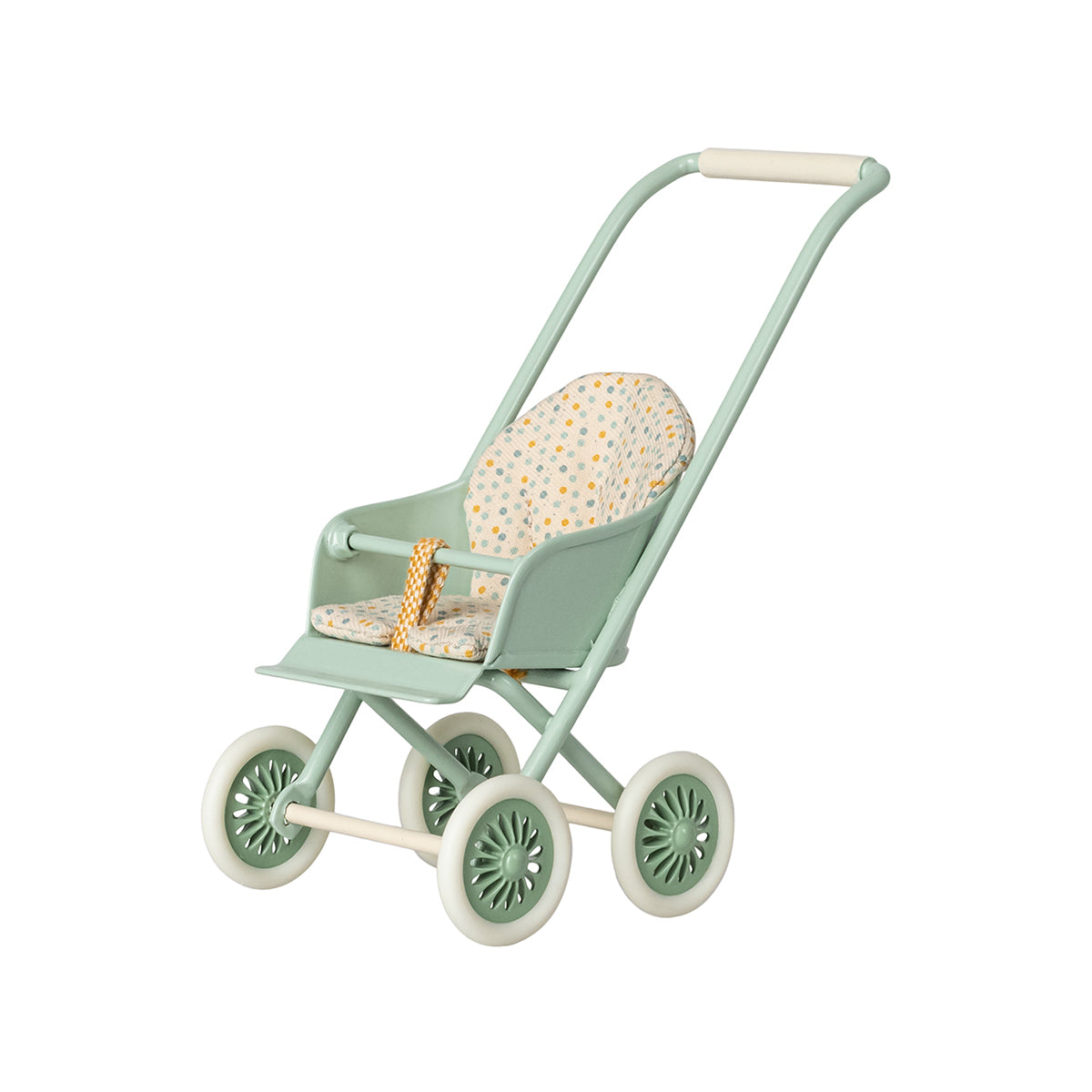 Maileg Stroller, Micro - Mint.