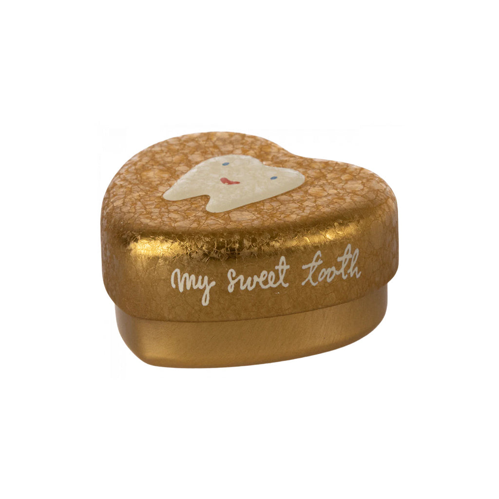 Maileg Tooth Box - Gold (Set of 2).