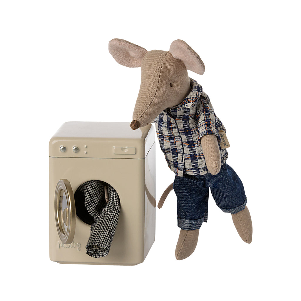 Maileg Washing Machine, Mouse.
