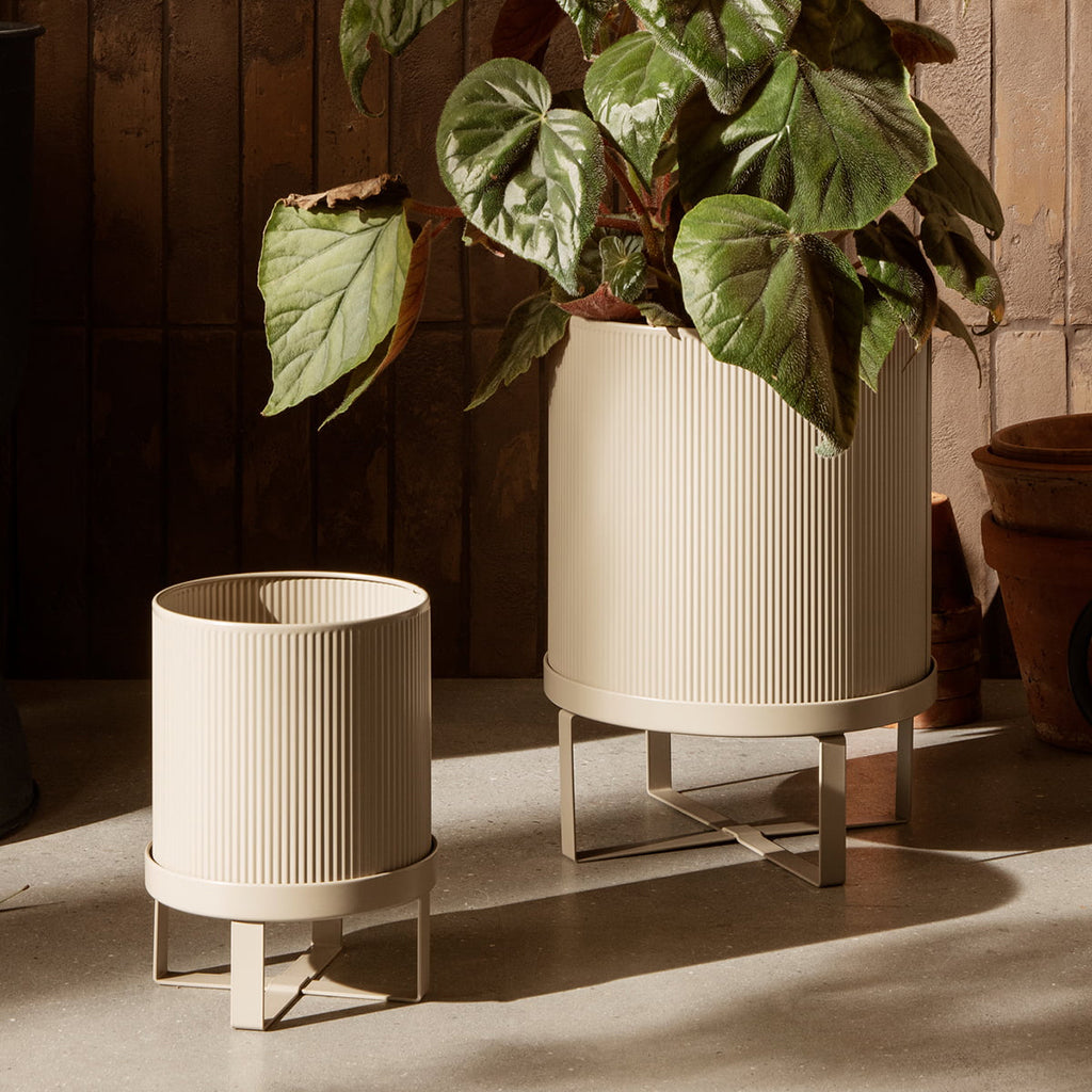 Ferm Living Bau Plant Pot Large - Cashmere.