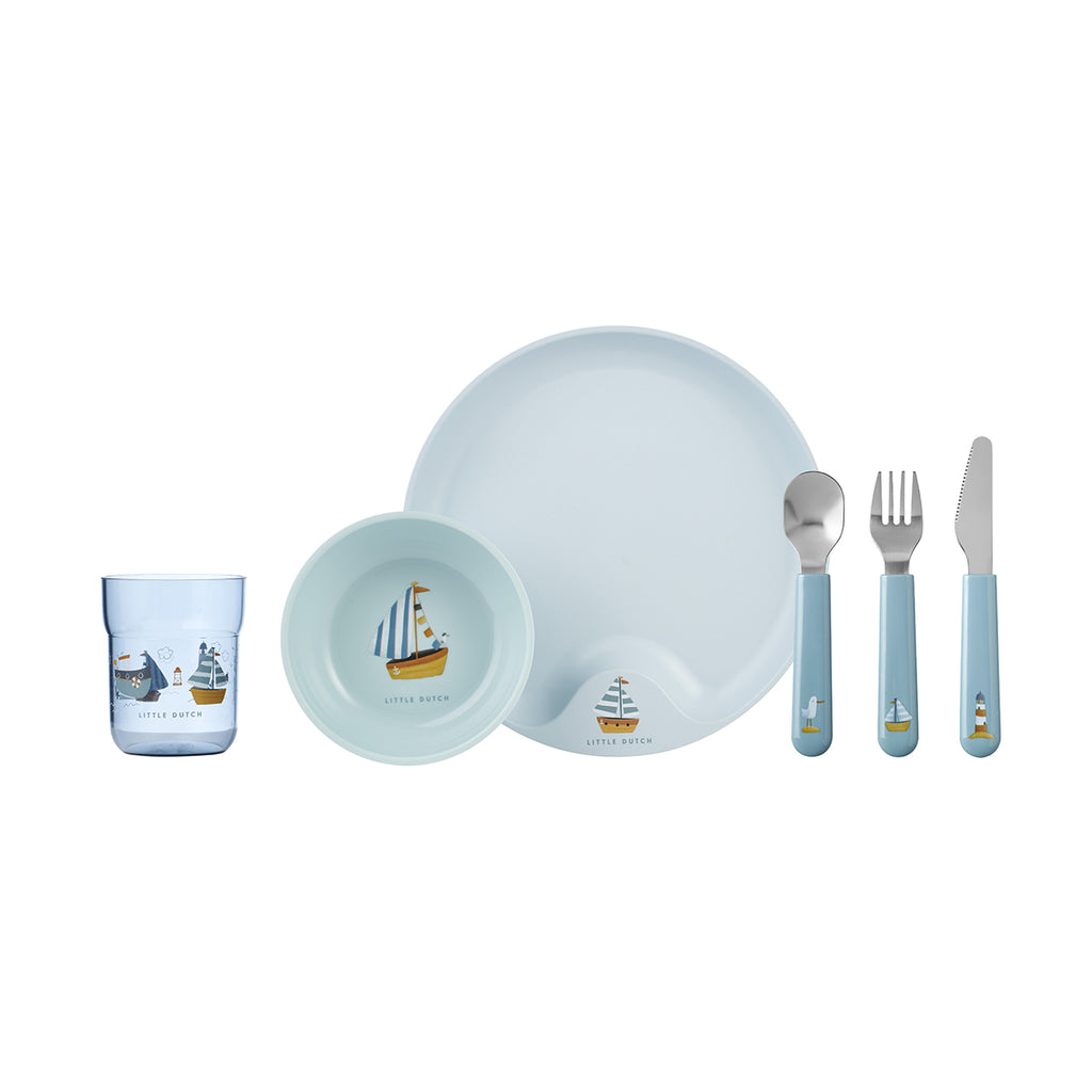Little Dutch Mepal Dinnerware Set Mio, 6pcs - Sailors Bay.