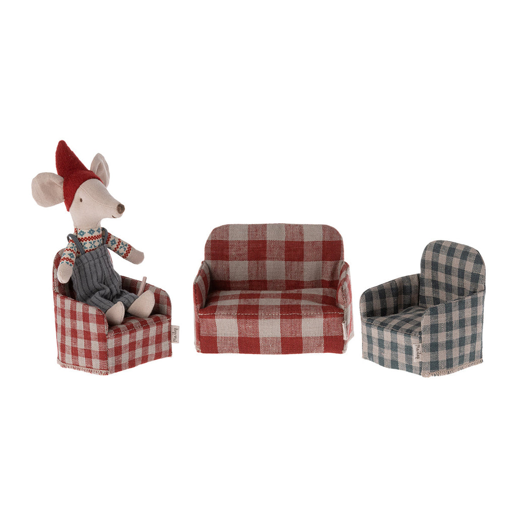 Maileg Mouse Chair - Red.