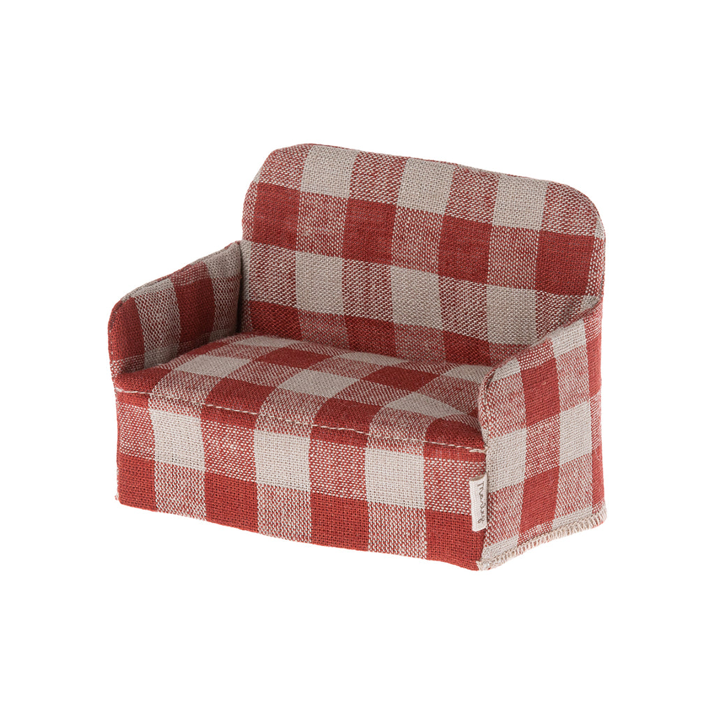 Maileg Couch, Mouse - Red.