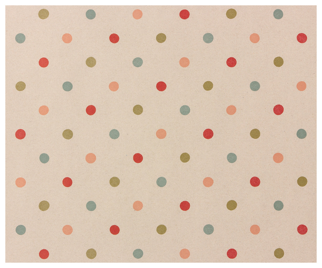 Maileg Gift Wrap Roll - Multi Dots.