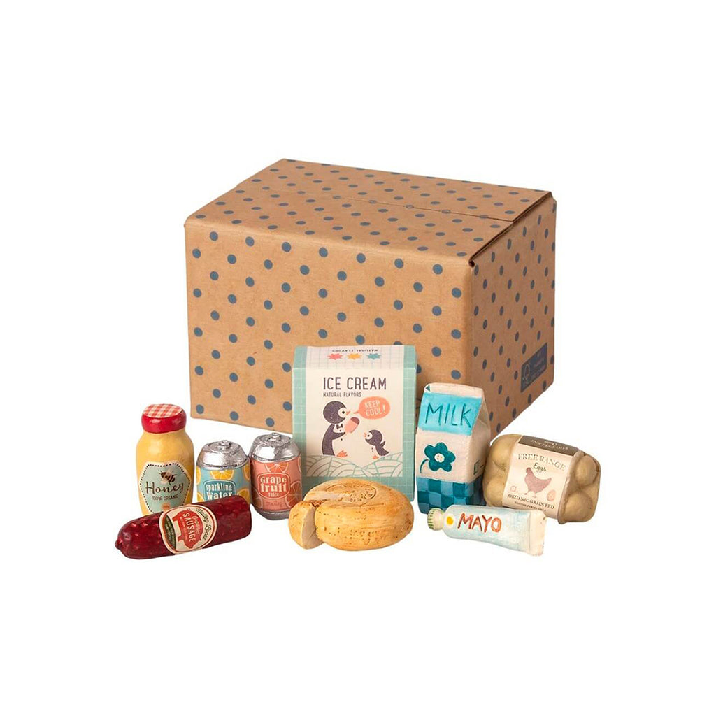 Maileg Miniature Grocery Box.