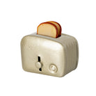 Maileg Miniature Toaster & Bread - Silver.