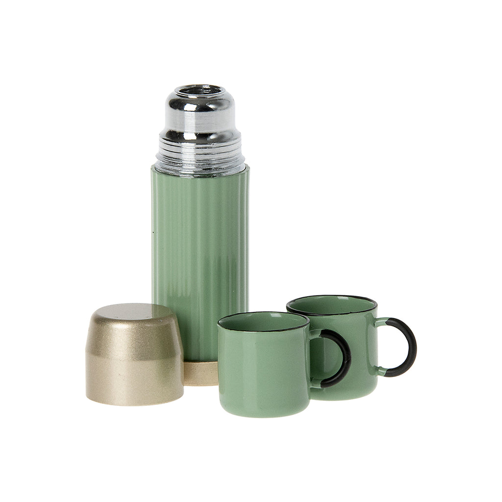 Maileg Thermos and cups - Mint.
