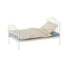 Maileg Miniature Bed, Mini - Blue.