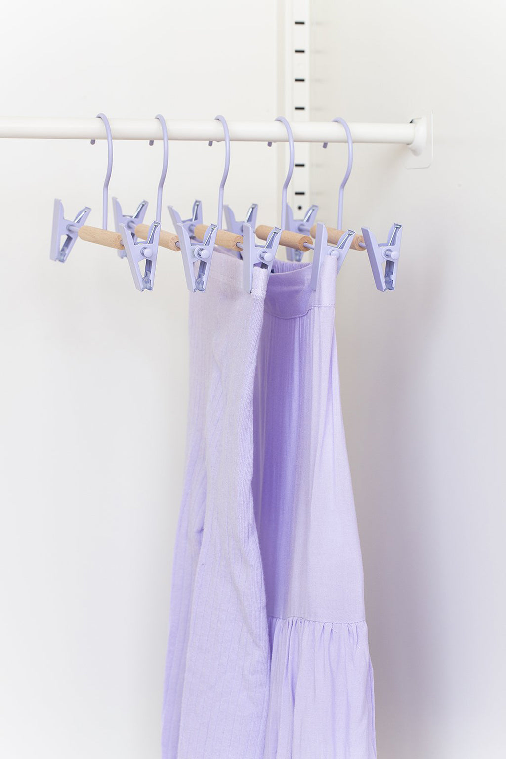 Mustard Made Kids Clip Hangers -Lilac.