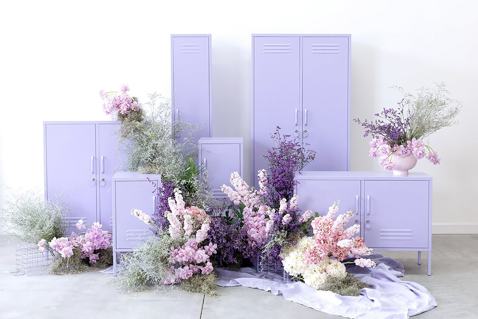 Mustard Made Midi Locker - Lilac.