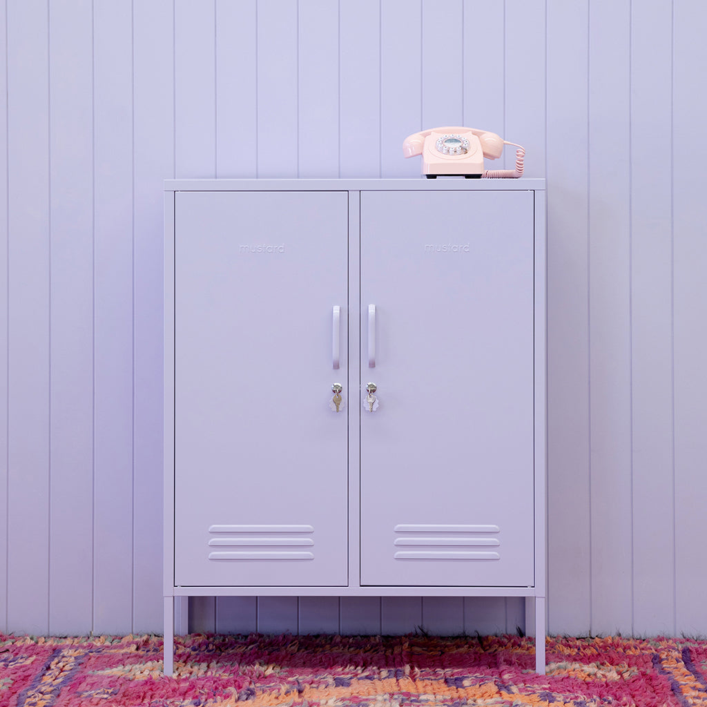 Mustard Made Midi Locker - Lilac.