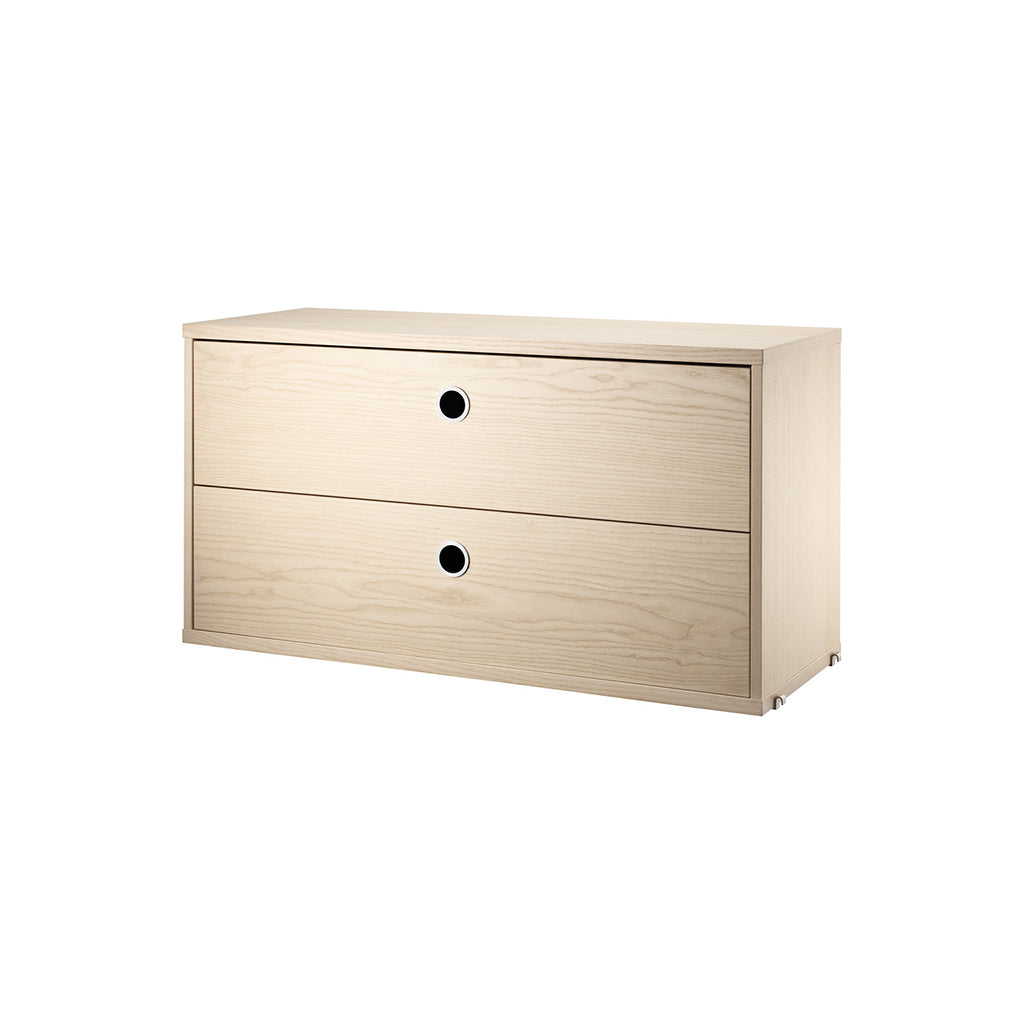 String Shelving - Chest with 2 Drawers.